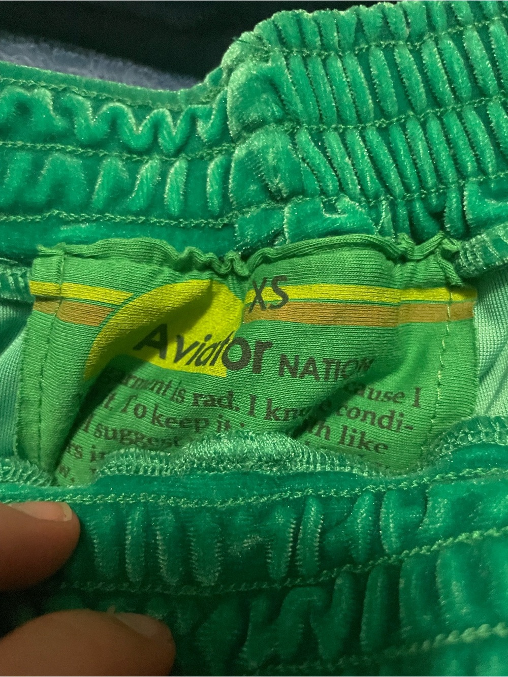 Aviator nation green shorts xs - Picture 2 of 7